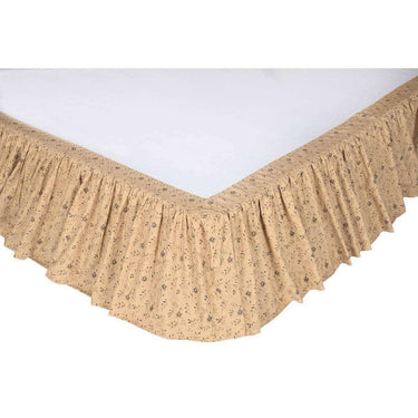 Maisie Bed Skirts Natural, Country Black VHC Brands - The Fox Decor